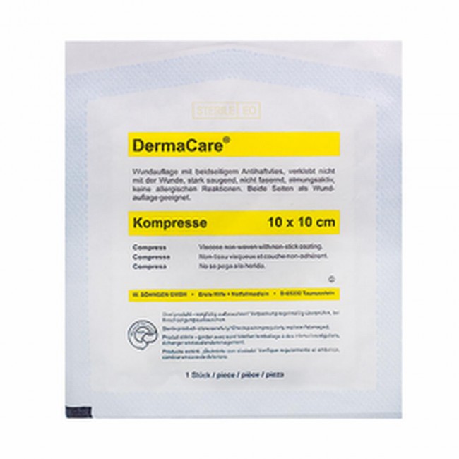 DermaCare Kompresse 10 x 10 cm 20 Jahre Haltbar steril verpackt