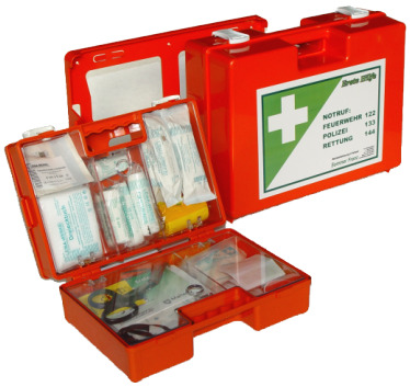 Erste Hilfe-Koffer ÖNORM Z1020 Typ 2 20 Jahre Haltbarkeit (20 Mitarbeiter)